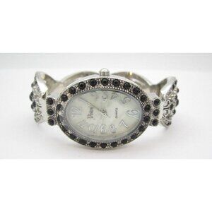 Women Vivani Quartz WR Analog 24mm Dial Bangle Cuff Watch (G951) "New Battery"